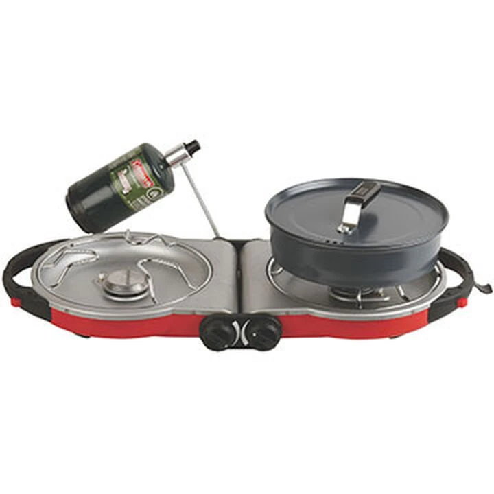 Coleman PerfectFlow InstaStart Fold N Go 2-Burner Stove - Image 3