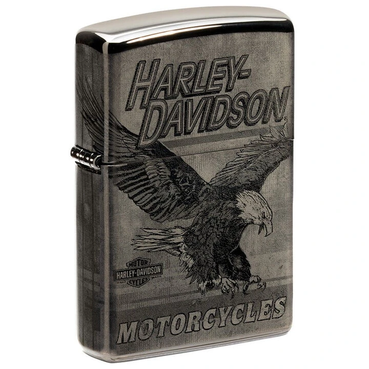 Zippo Harley-Davidson High Polish Black Windproof Lighter