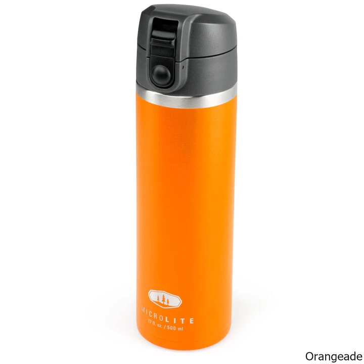 GSI Outdoors Microlite 500 Flip-Top 17 Oz. Vacuum Insulated Bottle - Image 4